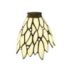 Wall lamp, pendant lamp, fan lampshade replacement, beige glass lampshade,