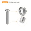 QUARKZMAN 5/16-18 x 2 Inch Rounded Head Screws Hexagon Socket