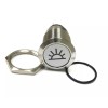 Xscorpion 12V 19mm BLUE LED Marine Car Stainless Steel DOME
