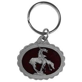 Siskiyou Automotive Metal Key Chain End of The Enameled Details Trail