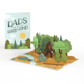 Lovepop Father's Day Bigfoot Legend Pop-Up Card