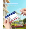 6 Pack New Medicare Card Holder Protector Sleeves，12Mil Clear PVC