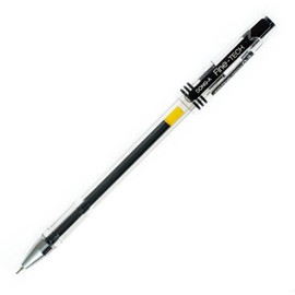 DONG-A Fine-Tech Excellent Writing, 0.3 mm, Gel Ink Roller Ball Pens, Black (Pack of 12)