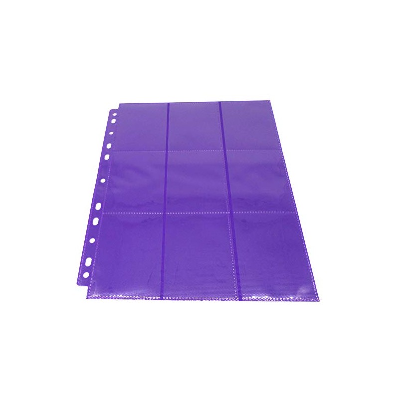 docsmagic.de 50 18-Pocket Pages Purple - Sideloading - 11 Holes