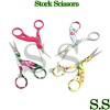 S.S 4 Pairs 4.5" Stainless Steel Sharp Classic Stork Scissors