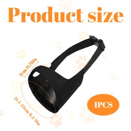 French Bulldog Muzzle,1 Pcs Muzzle for Large Dogs,Dog Muzzles Large Breed,Dogs Muzzles for Rottweilers American Bulldog to Prevent Biting and Barking for Medium Short Snout for Grooming (M)