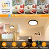 Unicozin Dimmable LED Flush Mount Ceiling Light with Remote Control,