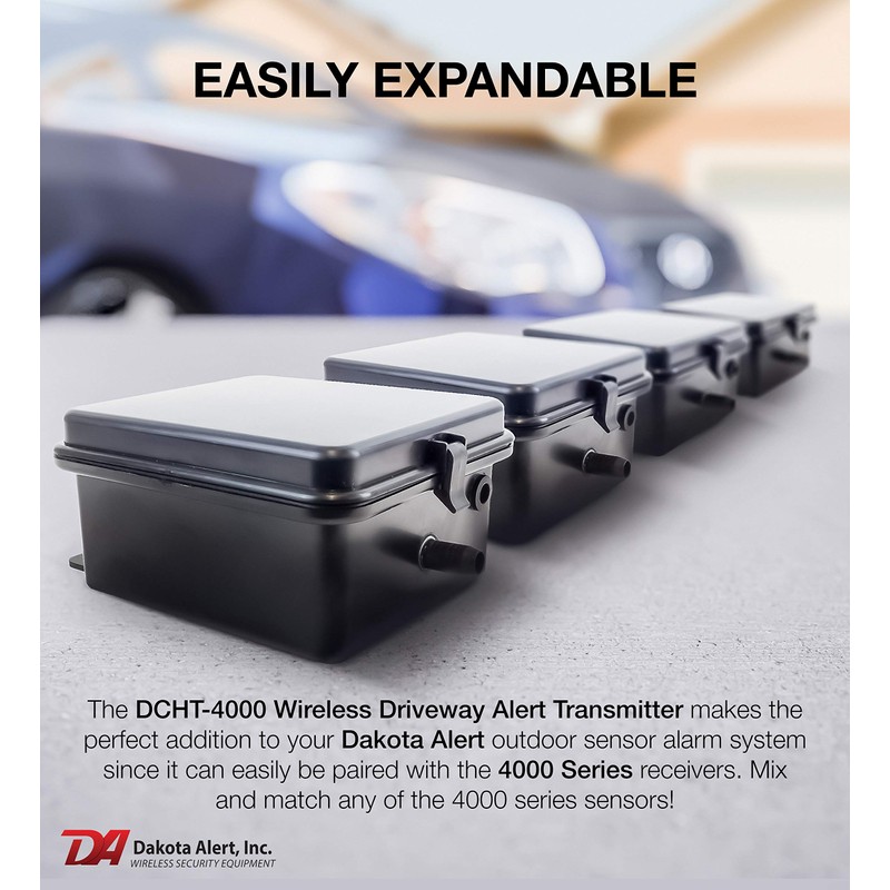 Dakota Alert - DCHT-4000 Wireless Drive Way Alarm Transmitter, One