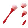 perfeclan Blush Brush,Makeup Brush,Cosmetic Compact with Shiny Handle,Powder Makeup Brush,Loose