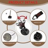 Heavy Duty Suction Cups Anchor with Hooks, Suction Cup Camping