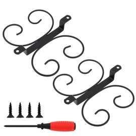 HOJLKLD 2 pack 9 inch Wine Glasses Rack,Wine Glass Hanger Rack Under Cabinet Cupboard,Stemware Wine Glass Holder 4 Hooks for Kitchen and Bar with 4pcs Screws,Screwdriver