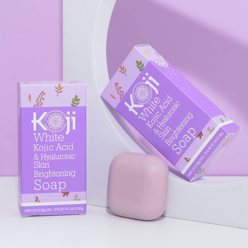 Koji White Kojic Acid & Hyaluronic Acid Soap for Hydrating,