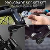 DISEN 32-Piece HEX Bit Socket Set, SAE & Metric Allen