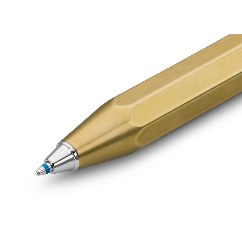 Kaweco BRASS SPORT Ball Pen I Retractable Ballpoint Pen with