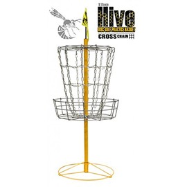 Yellow Jacket Hive Cross Chain 14 Chain Portable Disc Golf Basket Target