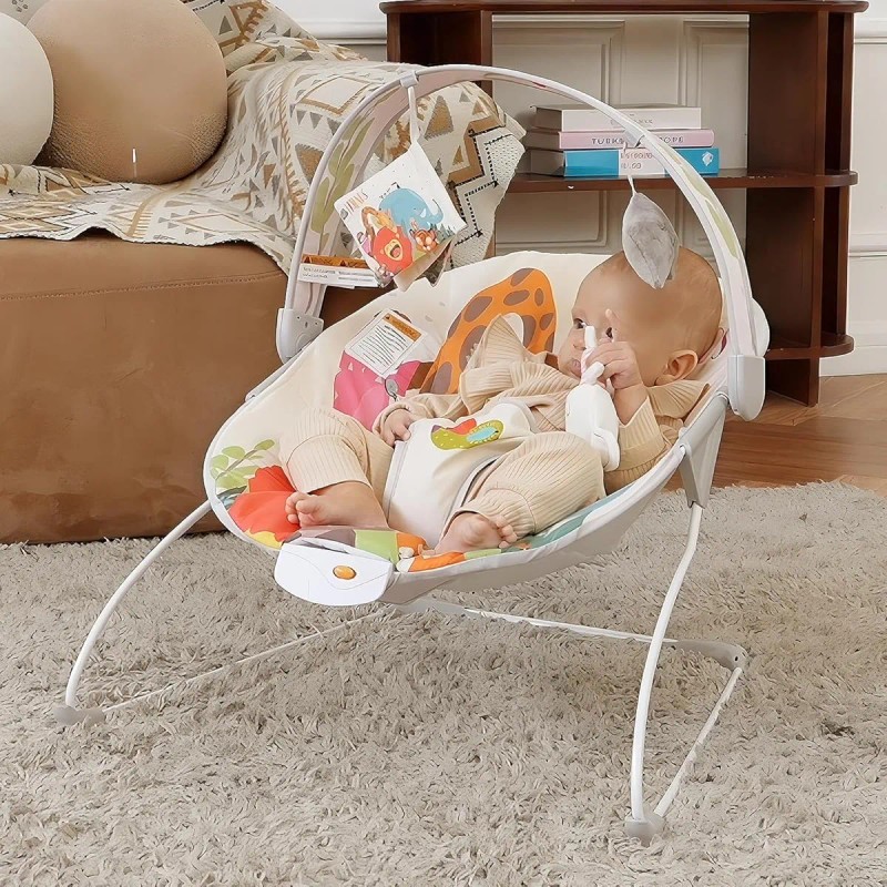 Silla Mecedora Para Bebe Electrica Portatil Diseño Animales