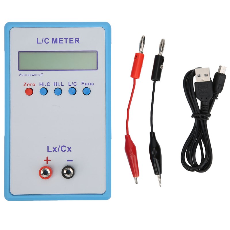 Inductance Capacitance Meter Handheld l C Meter Electric ABS LCR