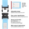 KICPUK Luggage Strap Set of 2,Suitcase Straps Eye-catching,Luggage Strap with