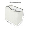 Yardenfun 2pcs Linen Lampshade Lamp Shade Rectangle - Pour Funky