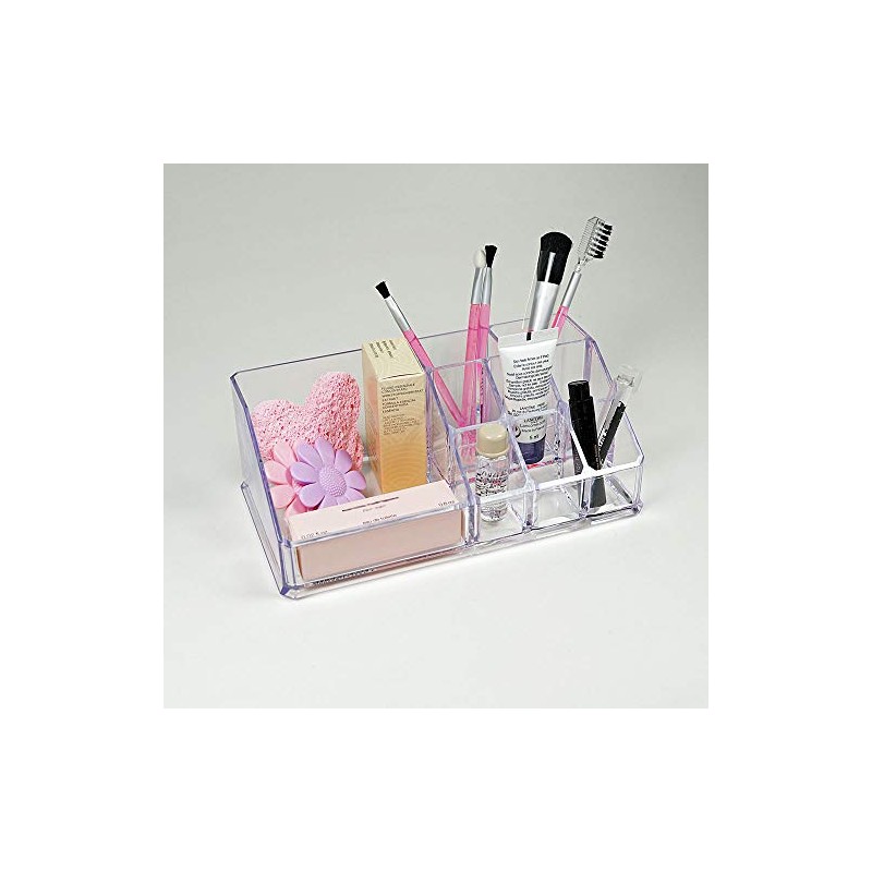 Unbekannt Cosmetic Makeup Organiser Storage Organiser Stand 9 Compartments Acrylic