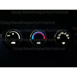 newlineperformanceLED White LED Climate Control Hvac Bulb KIT for Honda CRV CR-V 2002-2006