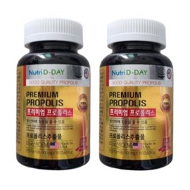 Nutri D Day 1+1 Nutri D Day Premium Propolis 180 Tablets Throat Oral Immunity Health / 1+1 뉴트리디데이 프리미엄 프로폴리스 180정 목 구강 면역력 건강