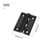 METALLIXITY Adjustable Folding Door Hinges (102mm) 4Pcs, ABS Nylon Hinges