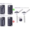 ANGOFIZ 2 Button Flip Key Case CE0536 VA2 Compatible with