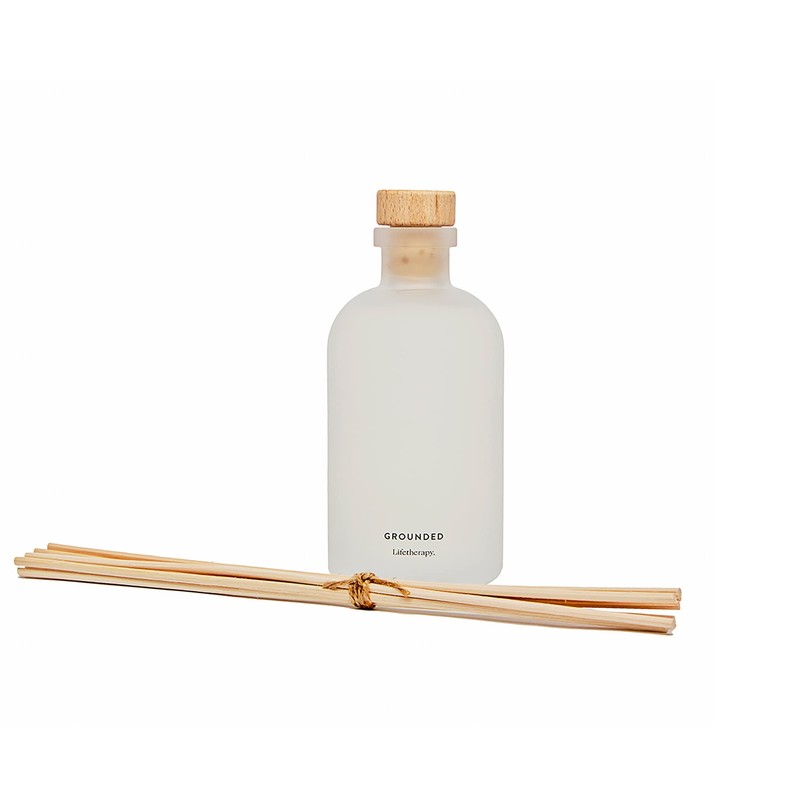 Lifetherapy Grounded Reed Diffuser | Home Fragrance Diffuser | Heliotrope,
