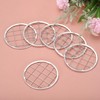 uxcell 10 Pcs 70mm Mason Jar Flower Frog Insert Grid
