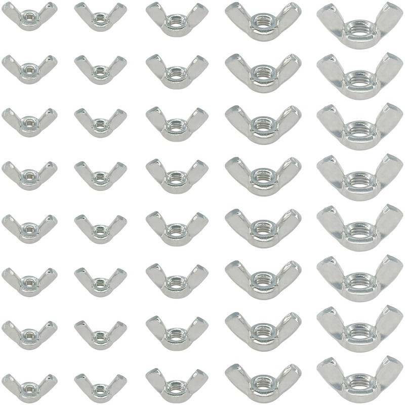40 PCS M3 - M8 Stainless Steel Wing Nuts, Butterfly