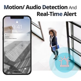 SpotCam TC1-P 2K Cloud AI PoE Business Dome IP Camera, Indoor, Two Way Audio, Night Vision, Human Detection, Support SD Card, Free 24 Hour Cloud Recording, Made in Taiwan