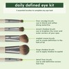 EcoTools Daily Defined Eye Makeup Brush Kit, Travel Friendly, Versatile
