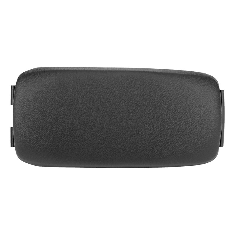 Car Black Leather Center Console Armrest Lid Cover for A3