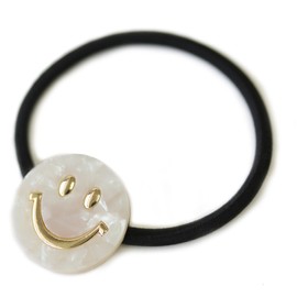 aseti Wind Smiley Motif Hair Elastic jewelvox (Jeweled Box) -