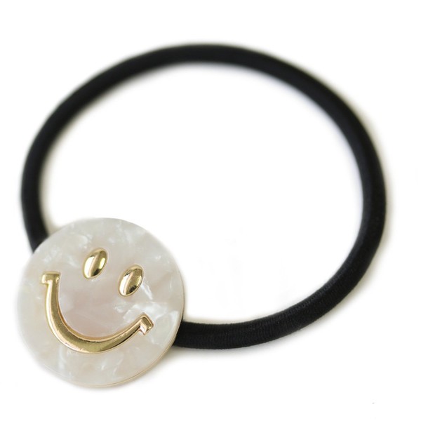 aseti Wind Smiley Motif Hair Elastic jewelvox (Jeweled Box) -
