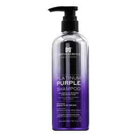 MARTHA DEBAYLE HAIR TECH Platinum Purple Shampoo. Matiza y neutraliza. Con extracto de Orquídea, 450 ml.