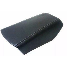 Kar Designers Fits 15-19 Nissan Maxima Vinyl Center Console Lid Armrest Cover w/Gray Stitch