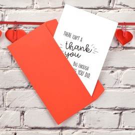 Ithmahco Funny Thank You Card for Men Women, Lovely Thankful Greeting Card for Teacher Boss Mom Dad, Thank You Gifts For Women, Teachers Day Card, Thank You Card for Teacher