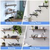 Gabotrie 6 Pack Heavy Duty Shelf Brackets,12 x 8 inch