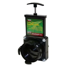 Valterra T58 Twist-On Waste Valve Mess-Free Waste Valve for RVs Campers Trailers