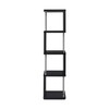 Coaster Home Furnishings Baxter 4-Shelf Bookcase Black Chrome