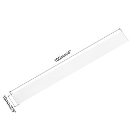 MECCANIXITY Pure Nickel Strip 0.1mm x 10mm x 100mm Battery Soldering Tab Nickel Solder Tab for Battery Pack and Spot Welding 50 Pcs