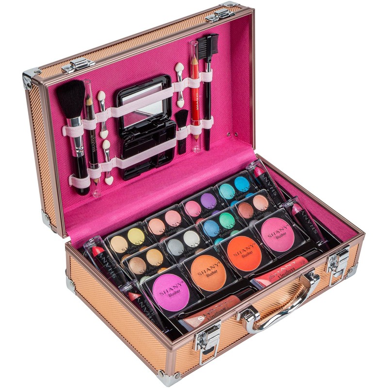 SHANY Carry All Makeup Train Case with Pro Teen Makeup