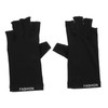 OHPHCALL 1 Pair UV-Resistant Manicure Gloves Breathable Ice Silk Fingerless