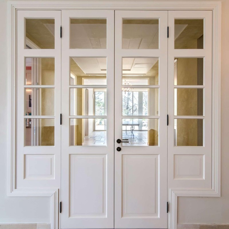 goldenwarm 6Pack Door Hinges Black Matte 3.5 Inch Rounded Black