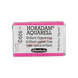 Schmincke Watercolor Pans - Brilliant Opera Rose Full pan