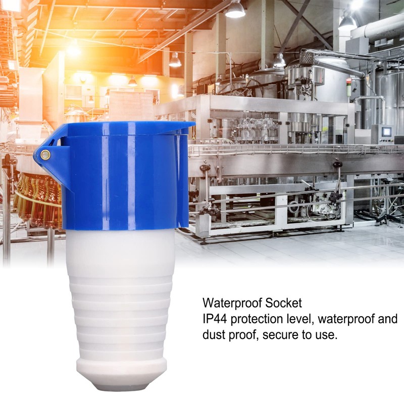 Industrial Socket Industrial Socket 3-Pin IP44 Waterproof Plug 32A CEE