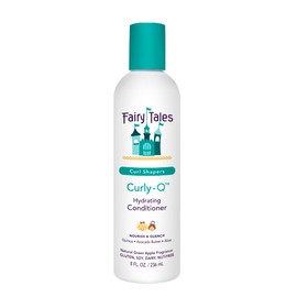 Fairy Tales Curly Q Hydrating Kids Conditioner – Paraben, Sulfate, Gluten, and Nut Free – For all Types of Curls Including Multi Cultural Hair – 8oz.
