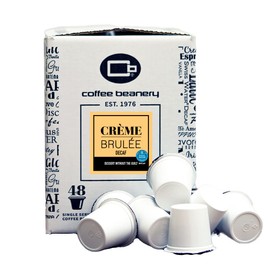 Crème Brulee Decaf Coffee Pods by Coffee Beanery | 48ct Bulk Flavored Decaf Coffee Pods Medium Roast Coffee Pods| 100% Specialty Arabica Coffee| Gourmet Coffee Pods